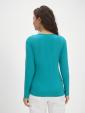 Изображение товара Лонгслив женский, изумруд, арт. L1-210-40 фото 4
