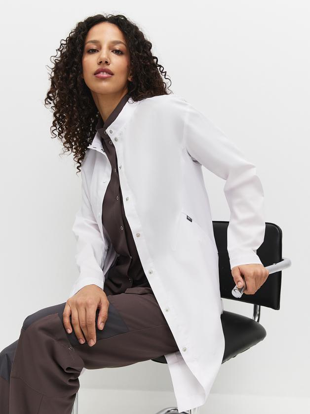 Изображение товара Халат PRO FLEX длинный, белый