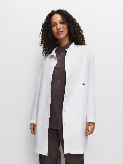 Изображение товара Халат PRO FLEX длинный, белый, арт.  фото 4